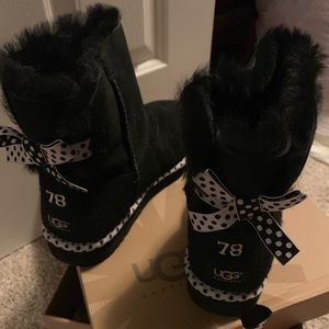 UGG ankle black boots